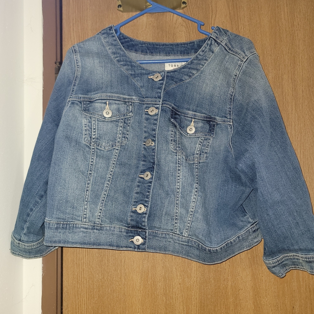 Torrid Blue Denim Jean Jacket